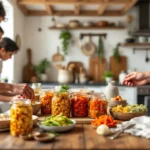Banchan de légumes fermentés