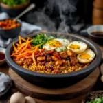 Bibimbap coréen revisité sans viande