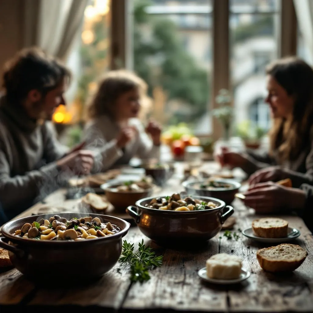 Bourguignon végétarien aux champignons