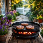 Burgers végétaux maison pour barbecue