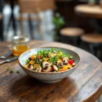 Ceviche végétarien aux champignons