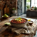 Chili sin carne façon tex‑mex