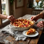 Clafoutis salé aux tomates cerises