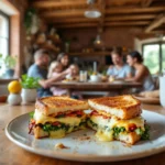 Croque‑monsieur aux légumes
