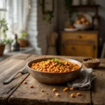 Plat indien : curry dal aux lentilles corail