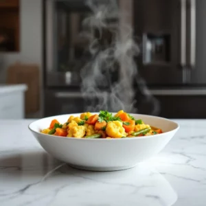 Curry de légumes coco en 20 minutes
