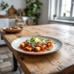 Enchiladas végétariennes sauce tomate