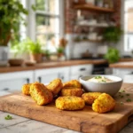 Falafels maison accompagnés de sauce tahini