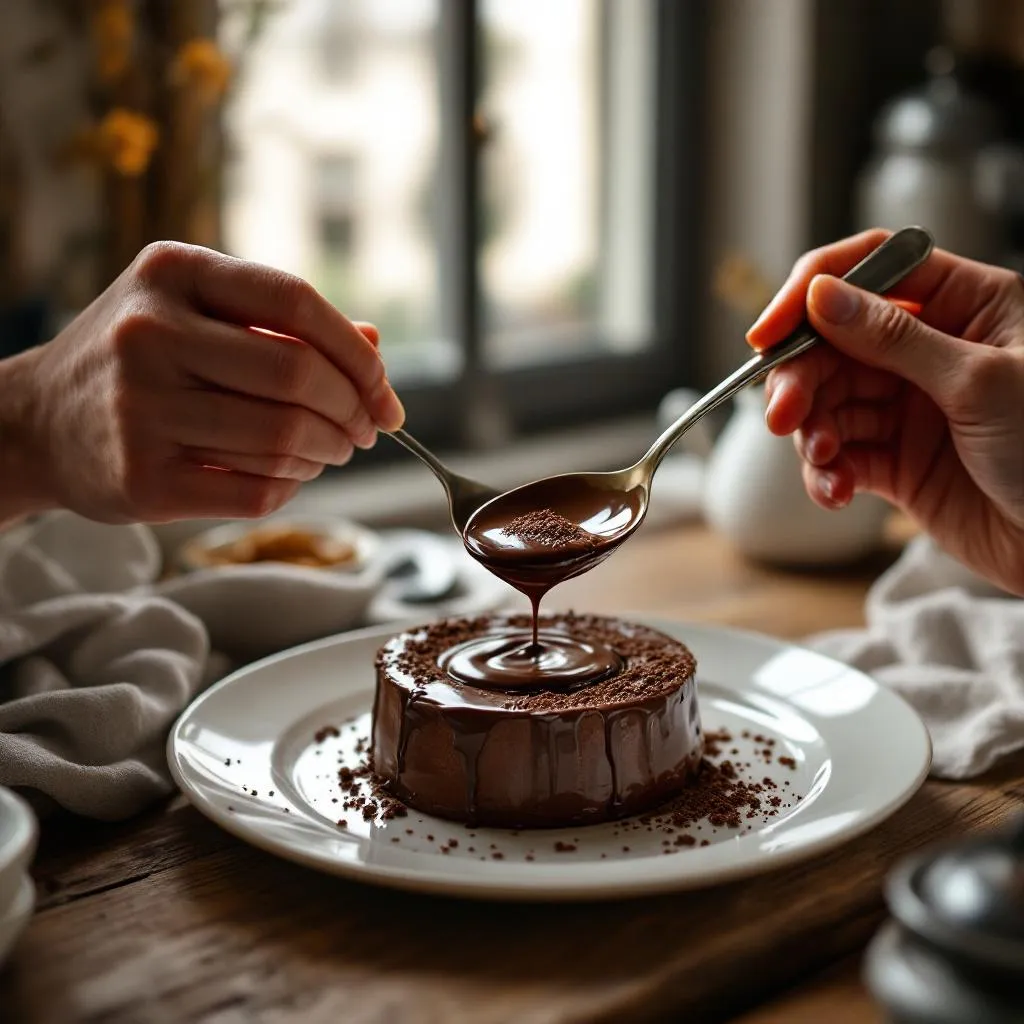 Namelaka au chocolat dessert japonais
