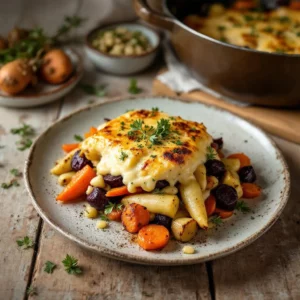 Plat végétarien gourmand pour l’hiver