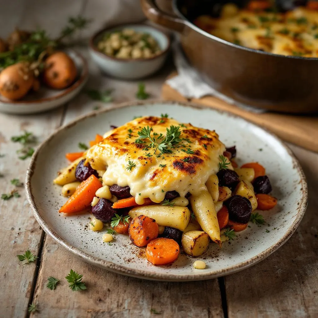 Plat végétarien gourmand pour l’hiver