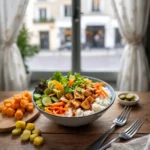Poké bowl au tempeh mariné