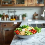 Poke bowl végétarien équilibré