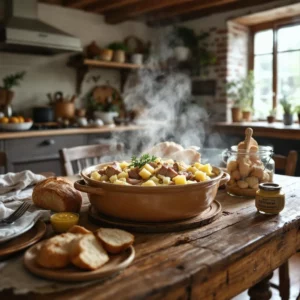 Potée auvergnate hivernale