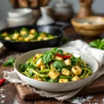 Comment préparer un pad kra pao vegan