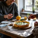Quiche aux épinards et chèvre