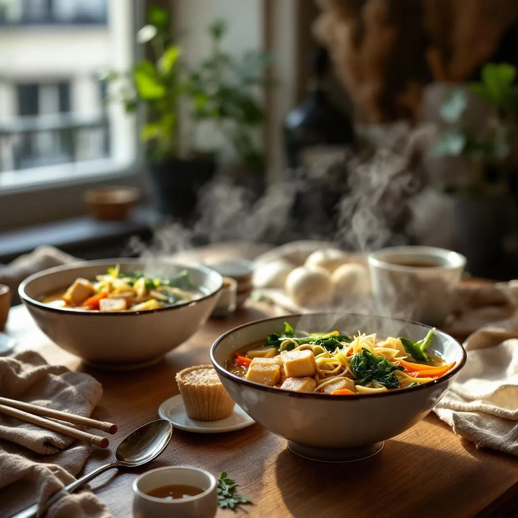 Ramen végétarien au miso