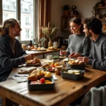 Repas équilibré du midi pour le bureau