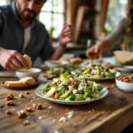 Salade d’endives, noix et bleu