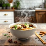 Soupe pho végétarienne aux épices douces