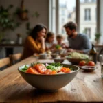 Sushi bowl au saumon