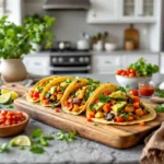 Tacos végétariens façon mexicaine