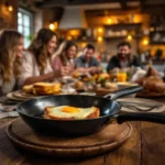 Croque‑madame à la poêle