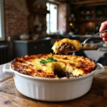 Hachis Parmentier maison, purée onctueuse et gratin doré