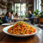 Nouilles sautées au wok rapides