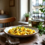 Œufs brouillés aux herbes fraîches