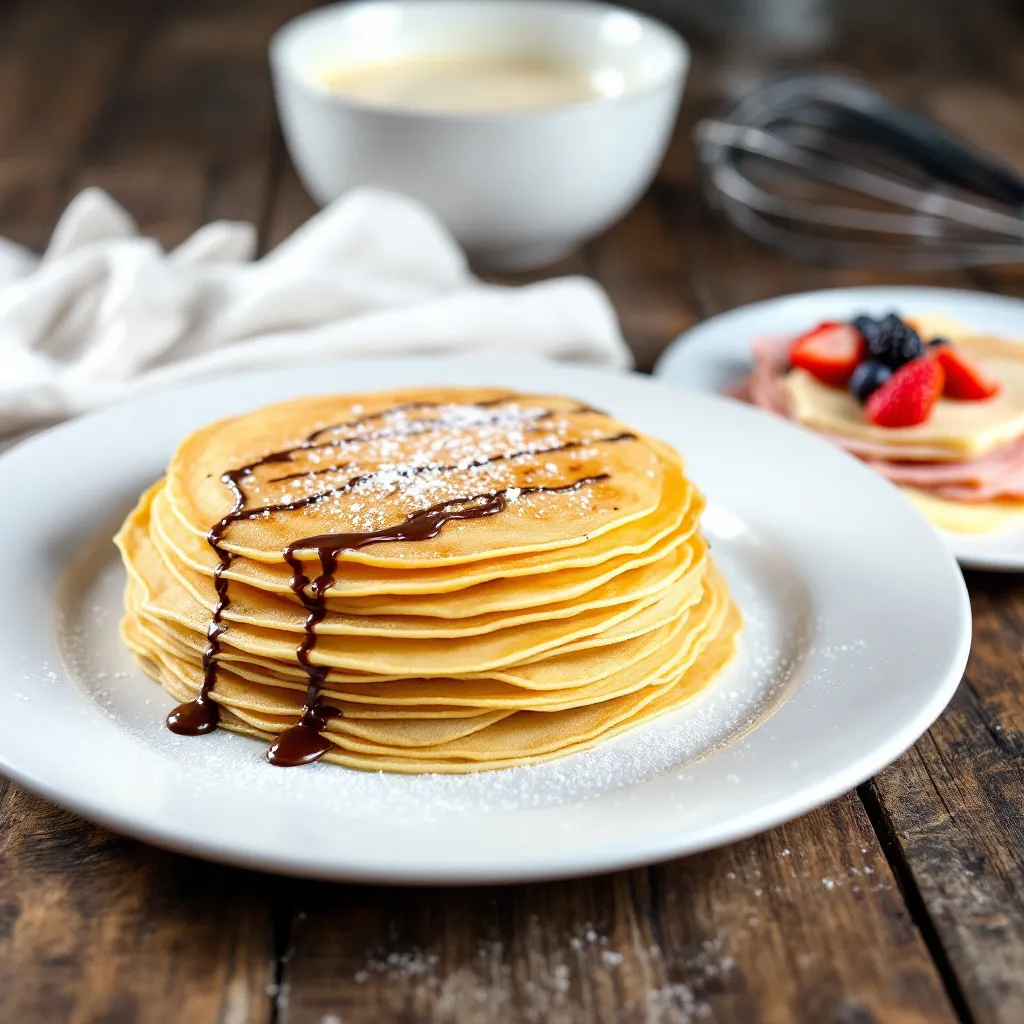 Une Seule Pâte à Crêpes pour le Salé et le Sucré