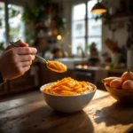 Purée de patate douce au micro‑ondes