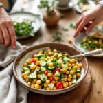 Salade de pois chiches minute