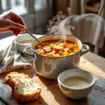 Soupe de légumes à la cocotte minute