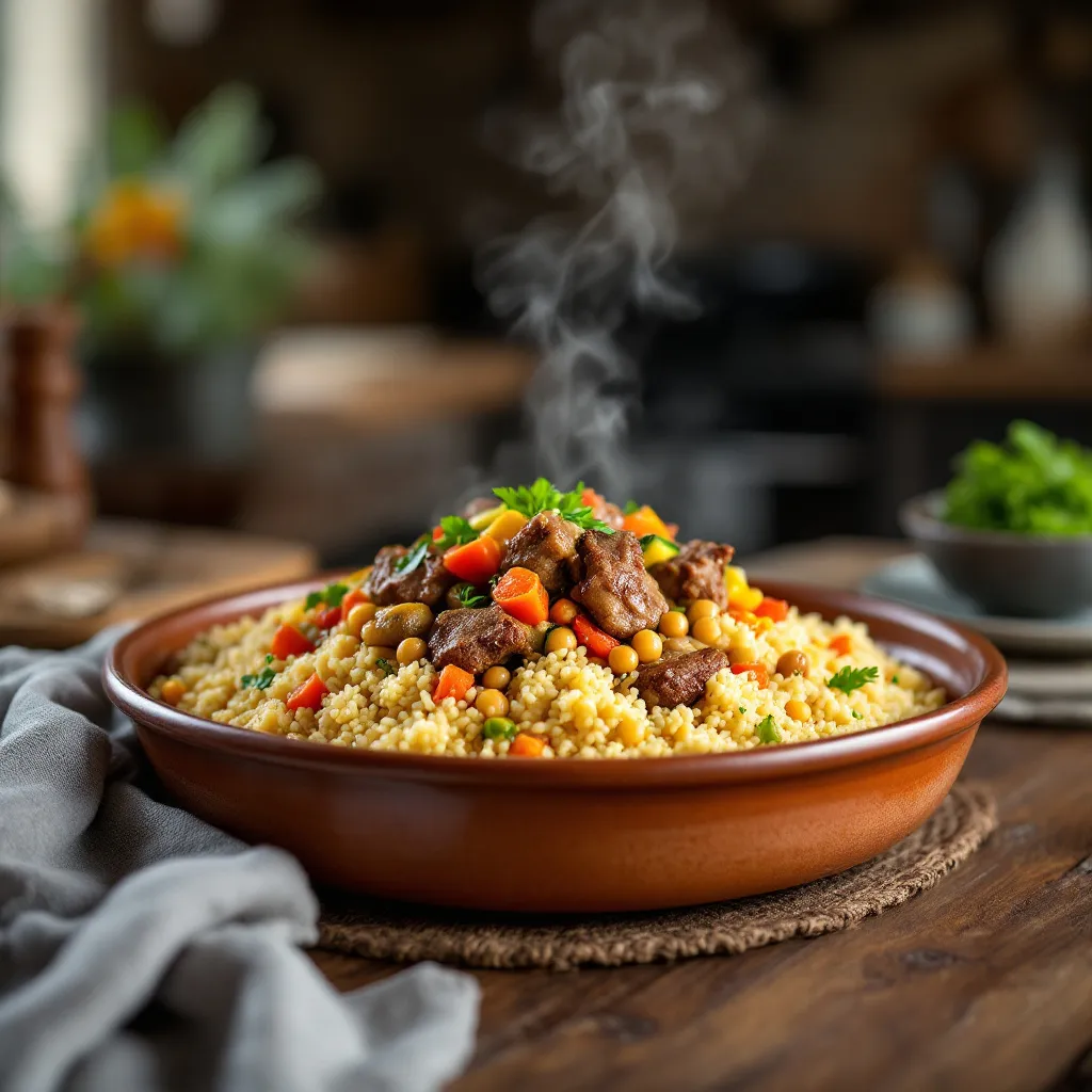 Le Vrai Couscous : Grains Légers et Saveurs Authentiques