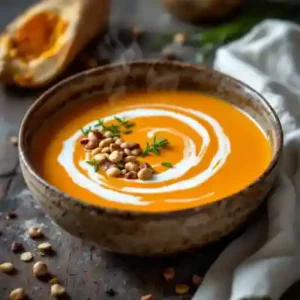 Velouté de potimarron crémeux, la recette facile