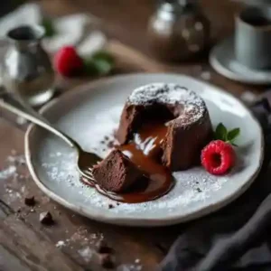 Fondant au chocolat facile au cœur bien coulant