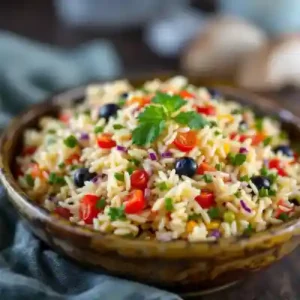 Salade de riz facile : le secret d'un plat frais et rapide