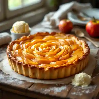 Recette facile de Tarte aux pommes à la manière des grands-mères